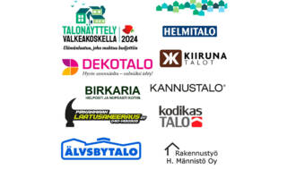 Talonäyttely 2024 yhteistyökumppaneiden logoja.